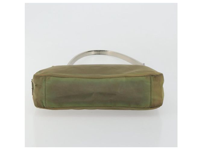 Borsa a Spalla PRADA Nylon Verde Auth 179345 - vista 5