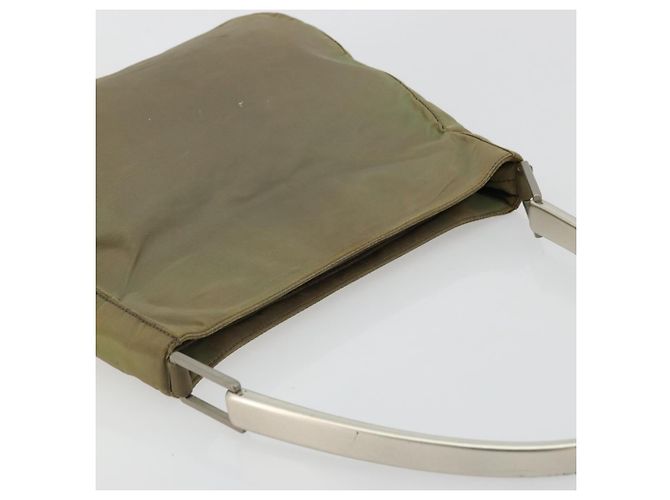 Borsa a Spalla PRADA Nylon Verde Auth 179345 - vista 6