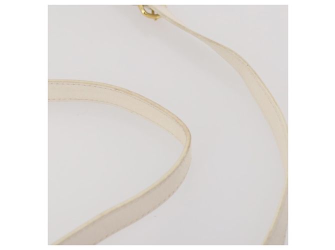 Borsa a tracolla SAINT LAURENT PVC 2 Set Marrone Bianco Auth fm5353 - vista 14