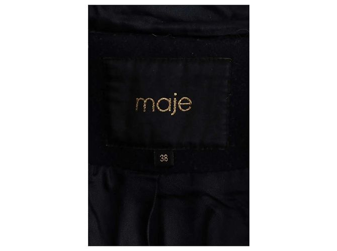 Maje Cappotto nero - vista 5