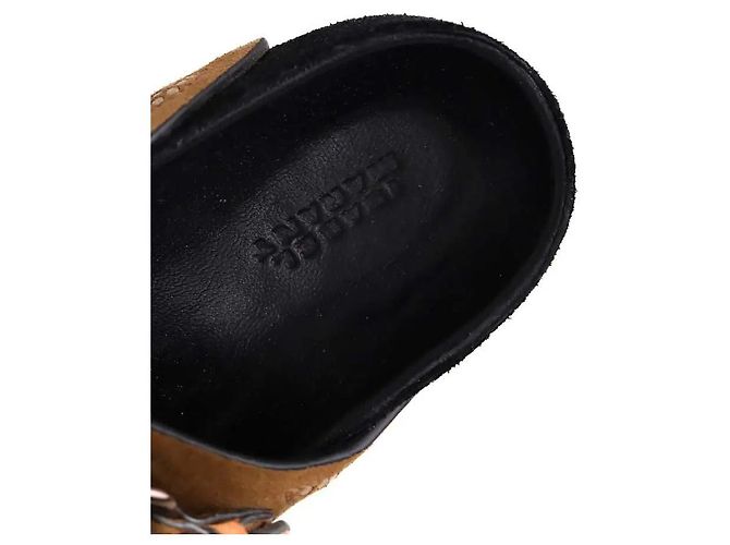 Isabel Marant Mule in scamosciato marrone - vista 5