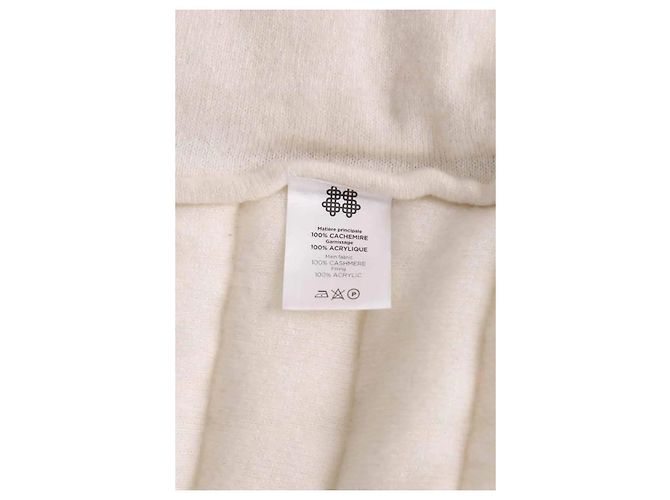 Autre Marque Weiße Kaschmirjacke - Ansicht 6