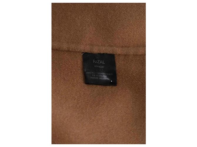 Rizal Casaco de cashmere camel Camelo - vista 6