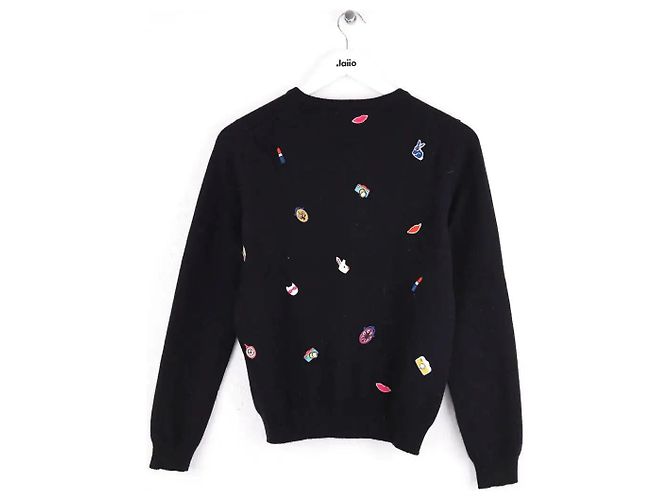 Eric Bompard Cardigan en cachemire noir - vue 3