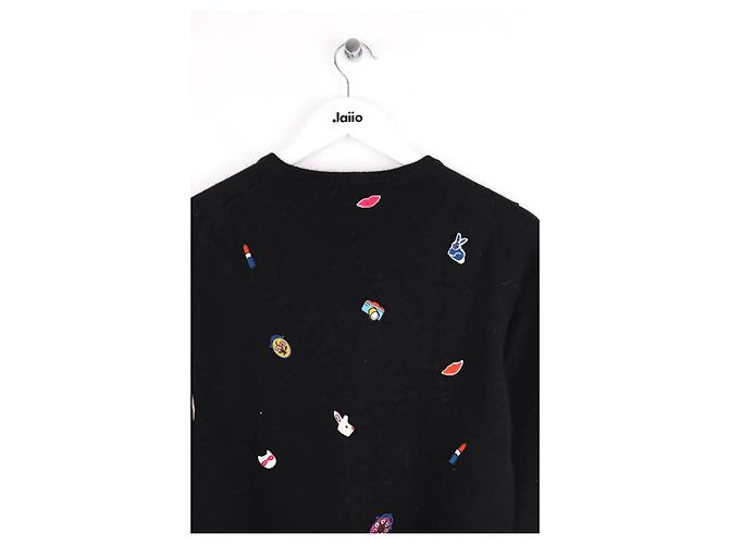 Eric Bompard Cardigan en cachemire noir - vue 4