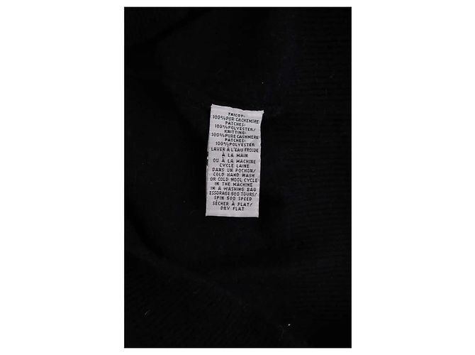 Eric Bompard Cardigan en cachemire noir - vue 6