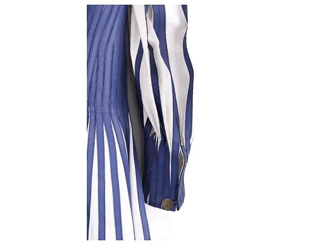 Abito Loewe in pelle blu - vista 4
