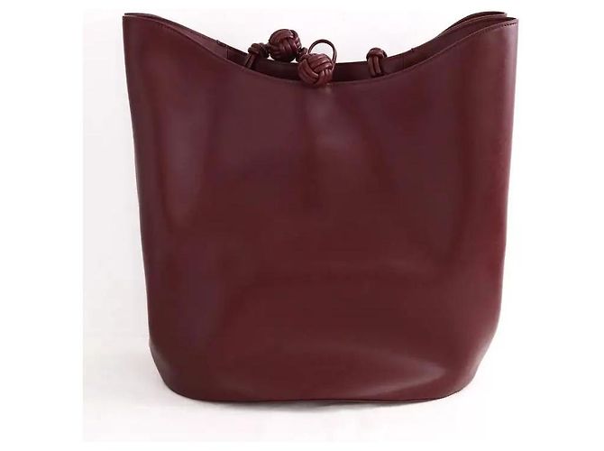 Bottega Veneta Borsa tote bordeaux Bordò - vista 3