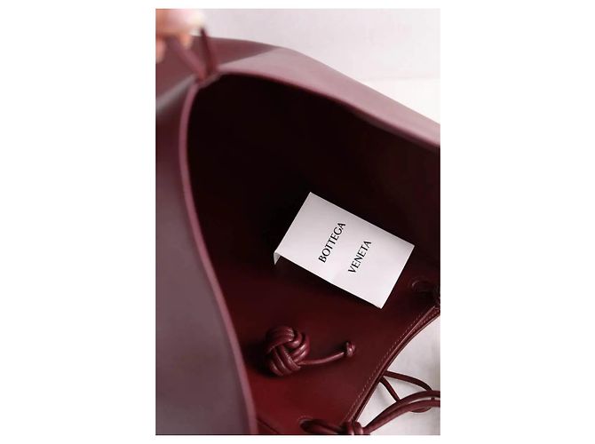 Bottega Veneta Borsa tote bordeaux Bordò - vista 7