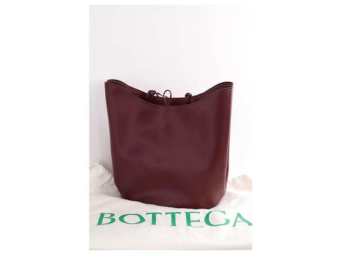 Bottega Veneta Borsa tote bordeaux Bordò - vista 8