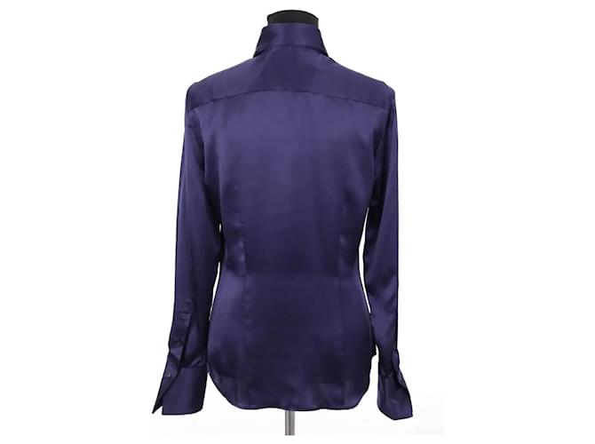 Barbara Bui Camisa de seda morada Púrpura - vista 5