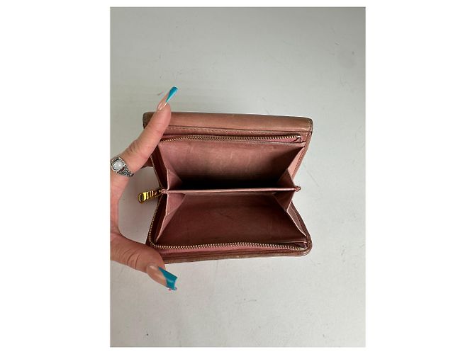 Vintage Miu Miu Quilted Wallet Pink - view 5