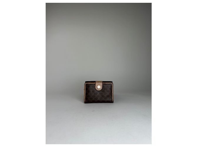 Céline Vintage Celine Leather Coin Purse Brown - view 10