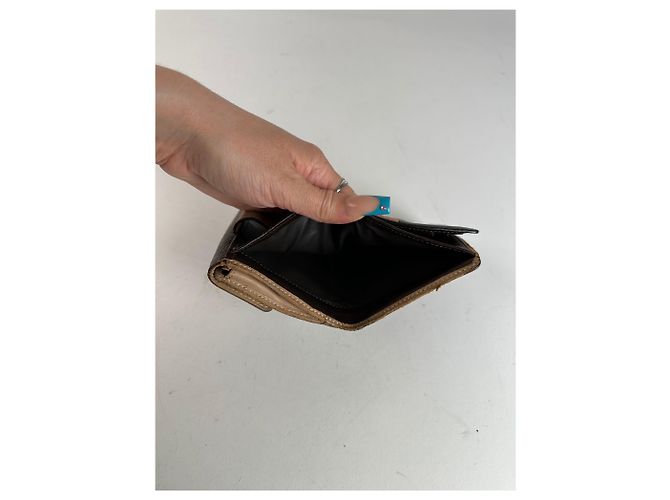Céline Vintage Celine Leather Coin Purse Brown - view 5