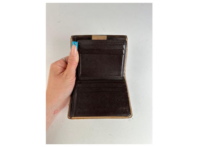 Céline Vintage Celine Leather Coin Purse Brown - view 6