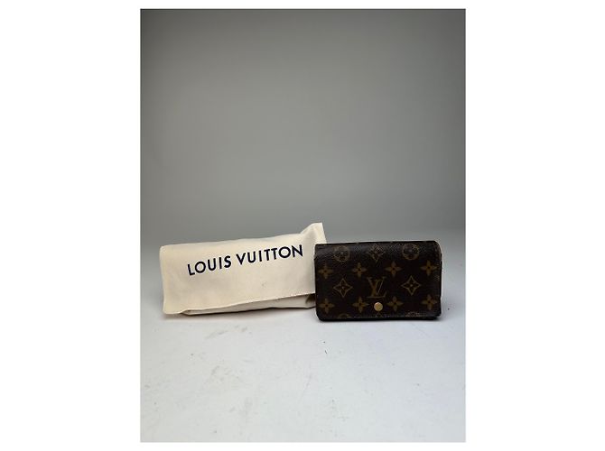 Vintage Louis Vuitton Coated Wallet Brown Monogram - view 10