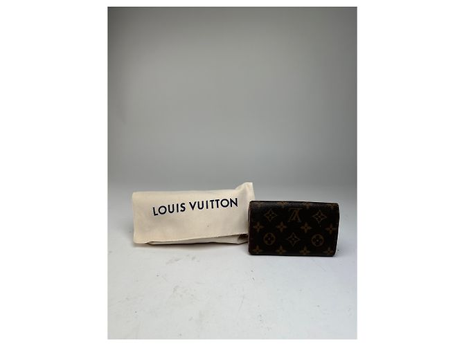 Vintage Louis Vuitton Coated Wallet Brown Monogram - view 2