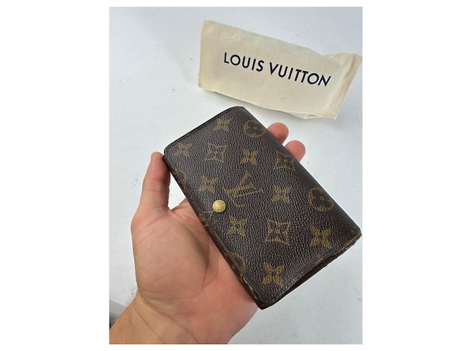 Vintage Louis Vuitton Coated Wallet Brown Monogram - view 6