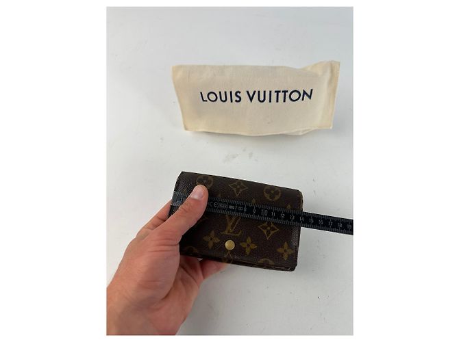 Vintage Louis Vuitton Coated Wallet Brown Monogram - view 7