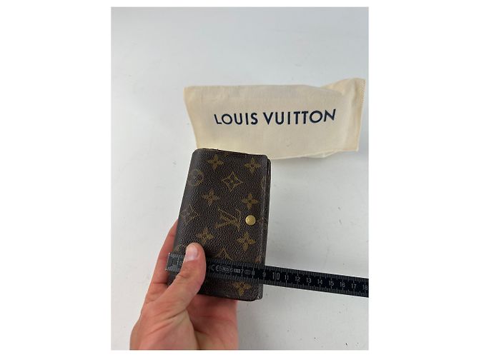 Vintage Louis Vuitton Coated Wallet Brown Monogram - view 9