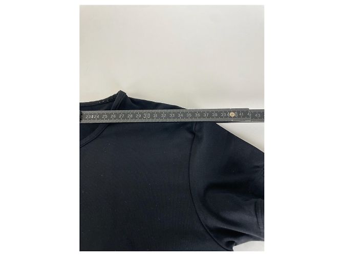 T-shirt in cotone vintage Fendi nera Nero - vista 11