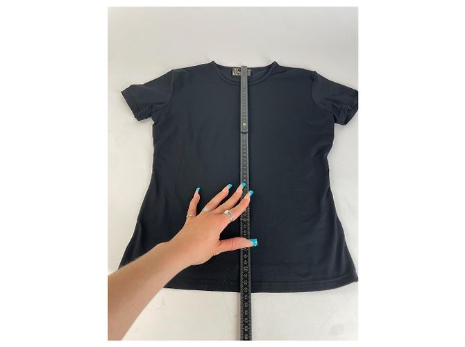 T-shirt in cotone vintage Fendi nera Nero - vista 13