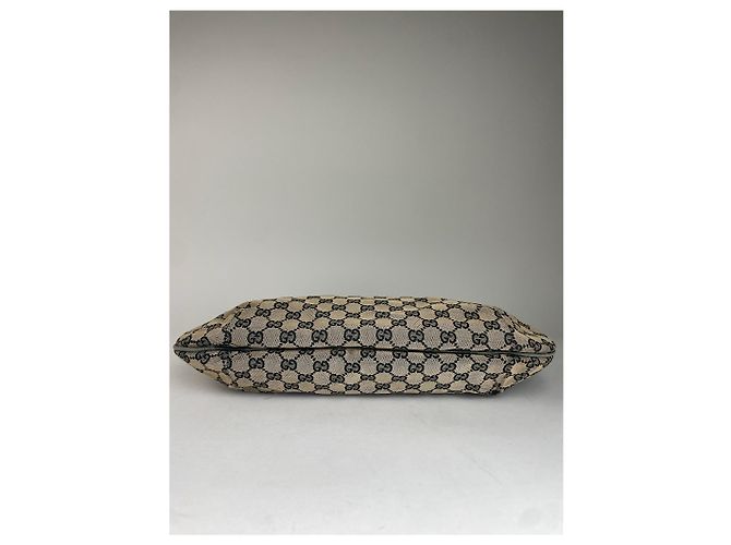 Vintage Gucci Canvas Hobo Bag Braun - Ansicht 10