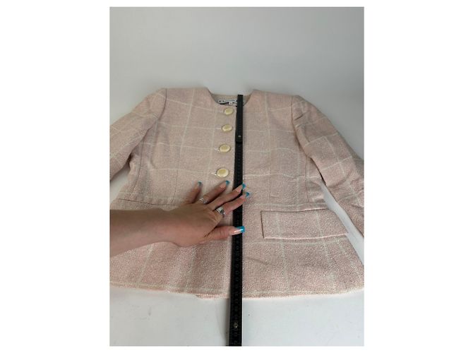 Vintage Dior Wool Jacket Pink - view 10