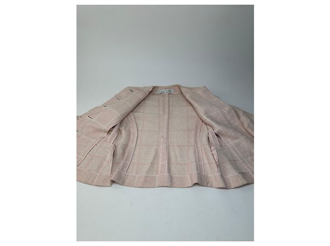 Vintage Dior Wool Jacket Pink - view 11
