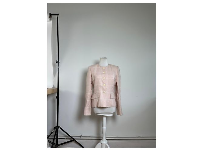 Vintage Dior Wool Jacket Pink - view 12