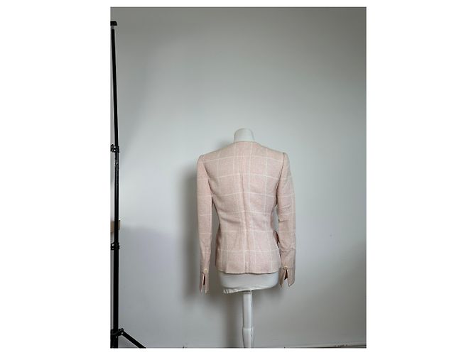 Vintage Dior Wool Jacket Pink - view 13