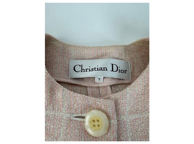 Vintage Dior Wool Jacket Pink - view 4