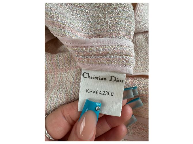 Vintage Dior Wool Jacket Pink - view 6