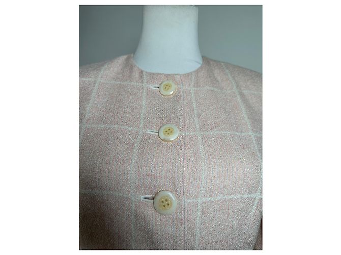 Vintage Dior Wool Jacket Pink - view 9