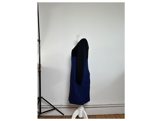 Vintage Givenchy Wollkleid Schwarz - Ansicht 7