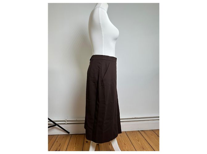 Céline Vintage Celine Wollrock braun - Ansicht 10