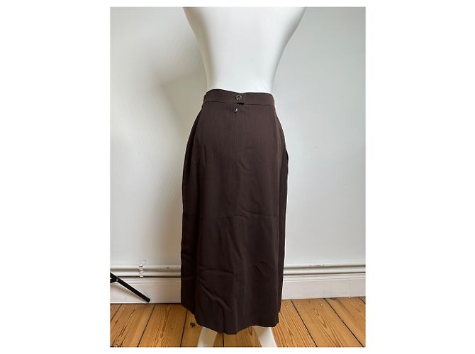 Céline Vintage Celine Wollrock braun - Ansicht 11