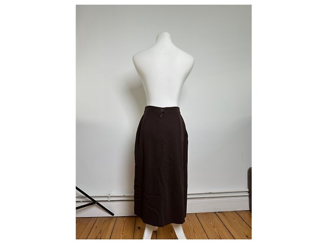 Céline Vintage Celine Wollrock braun - Ansicht 3