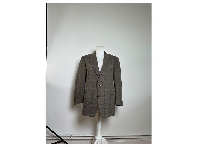 Vintage Givenchy Wollblazer Braun - Ansicht 12