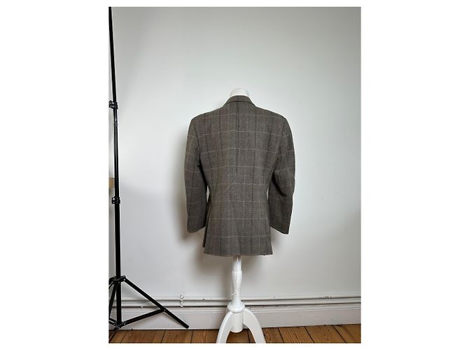 Vintage Givenchy Wollblazer Braun - Ansicht 13