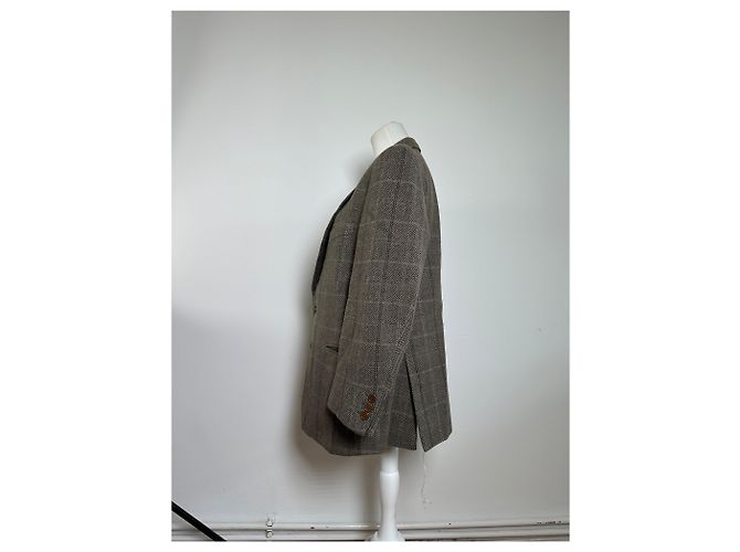 Vintage Givenchy Wollblazer Braun - Ansicht 2
