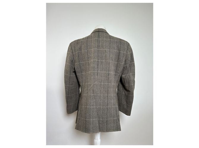 Vintage Givenchy Wollblazer Braun - Ansicht 3