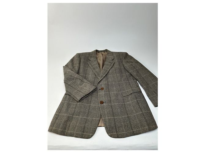 Vintage Givenchy Wollblazer Braun - Ansicht 7