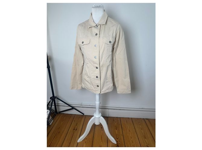 Vintage Aigner Baumwolljacke Beige - Ansicht 10