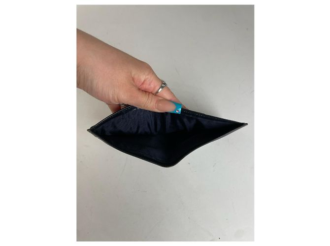 Gucci GG Canvas Kartenetui Blau/Beige - Ansicht 9