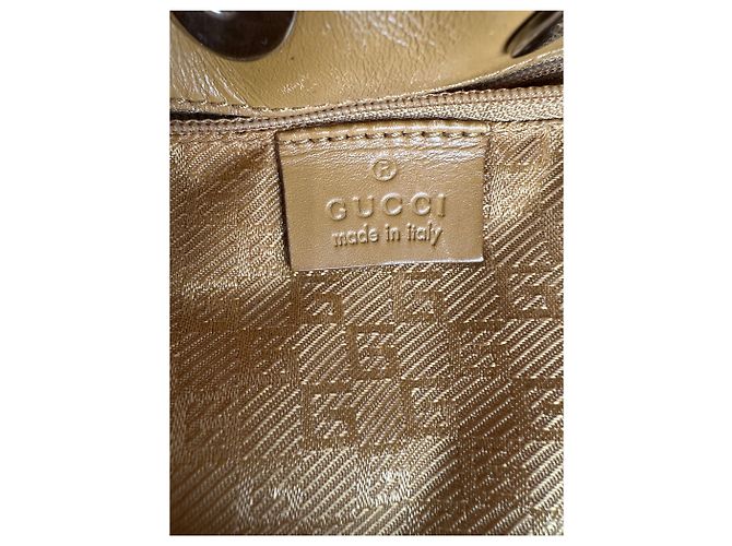 Borsa Hobo Gucci in scamosciato rosa con chiusura a coulisse - vista 7