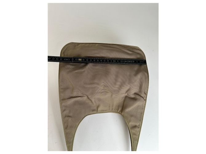 Borsa Hobo in tessuto verde oliva Gucci Accessorio - vista 11
