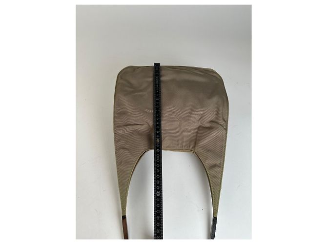 Borsa Hobo in tessuto verde oliva Gucci Accessorio - vista 12