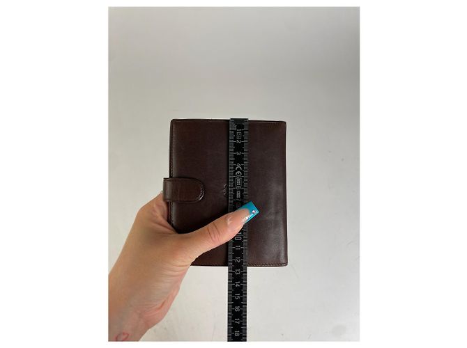 Vintage Loewe Smooth Wallet Brown - view 10