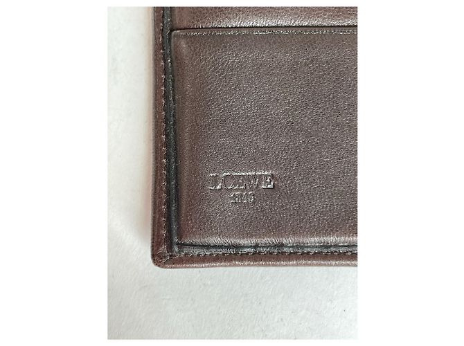 Vintage Loewe Smooth Wallet Brown - view 5